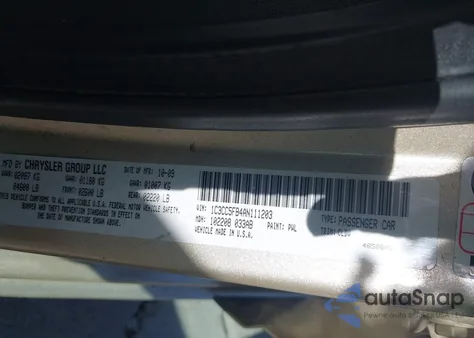 2010 Chrysler Sebring Limited из США, поврежденный, VIN 1C3CC5FB4AN111203